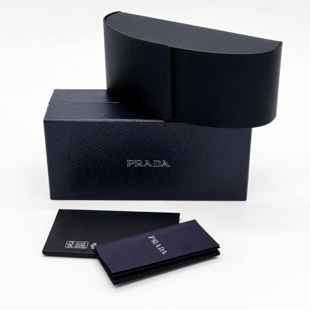 NEW PRADA PRA16S 16K60K EYEGLASSES BLACK PRADA PR A16S 16K60K
